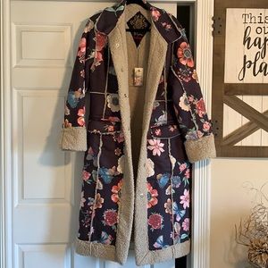 Nwt Johnny Was Juko Sherpa Long Coat 